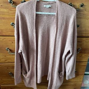 American Eagle Blush Pink Cardigan